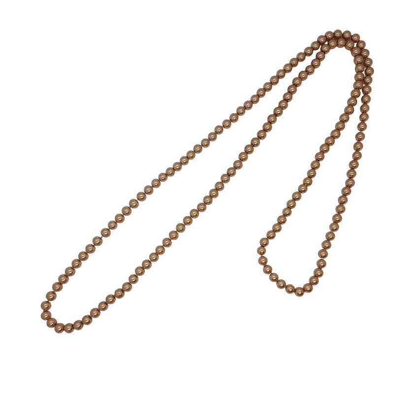 Modeschmuck Kette Gold Brauntt